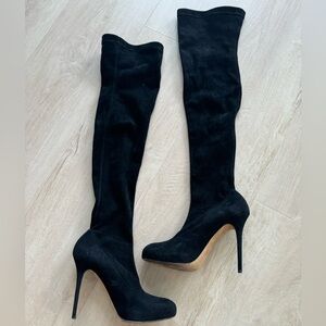 Alexa Wagner Over The Knee OTK Suede Boots Size 40